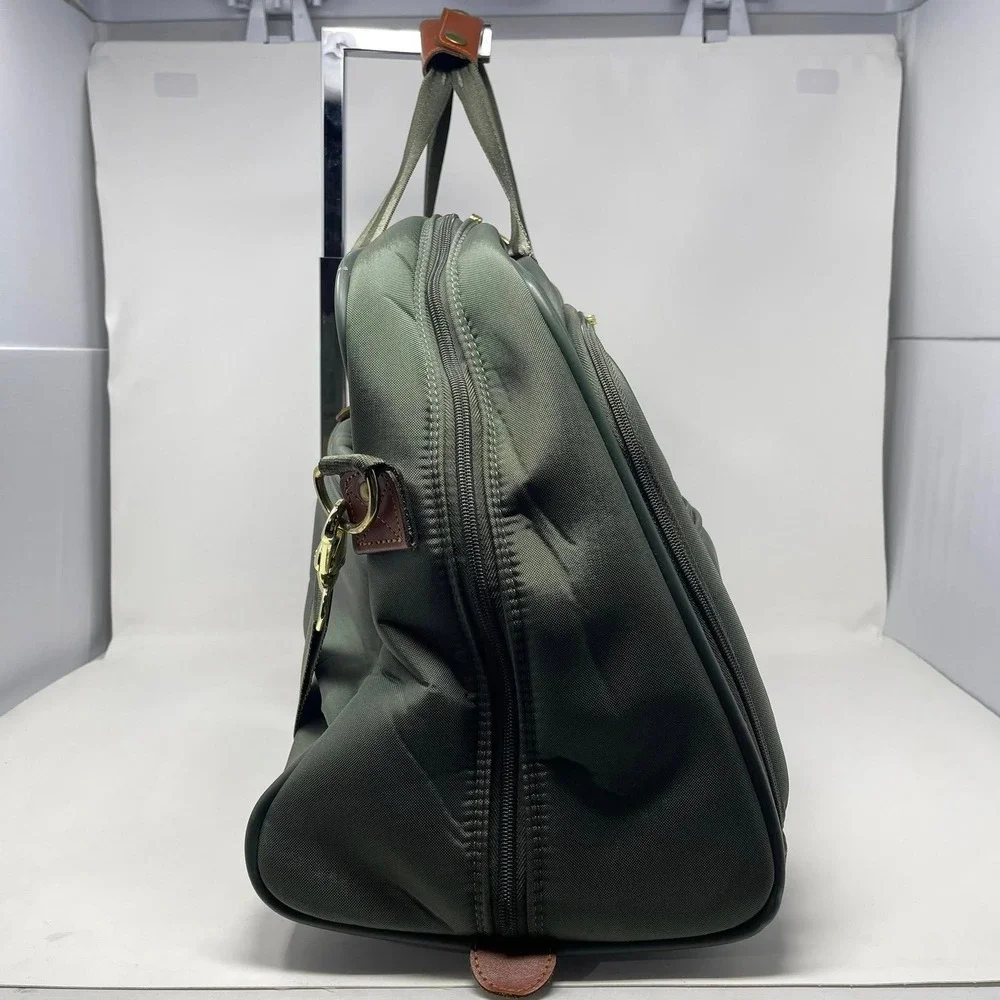 Lark‎ Classic Weekender Duffle Bag Carry On Suitcase Olive Green Luggage Strap